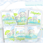 Arquivo Encadernação Baby Bichinhos na Chuva