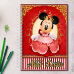Arquivo Encadernação Baby Minnie Realeza