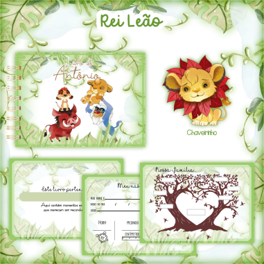 10-REI-LEAO Arquivo Livro do Bebê REI LEAO - Imagem 1