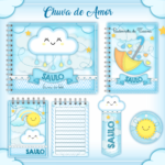Arquivo Encadernação Baby CHUVA DE AMOR MENINO