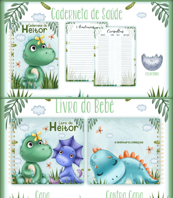 11- Dino Baby Arquivo Encadernação Baby Dino Baby - Imagem 1