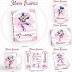 Arquivo Combo Escolar Minnie Bailarina