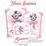 Arquivo Caderneta e Cartão SUS Minnie Bailarina