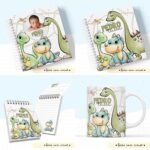 Arquivo Encadernação Baby  Dinossauro Menino