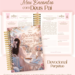 Arquivo Devocional Floral Azul e Rosa 2027