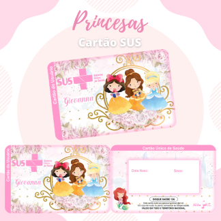 13 - PRINCESAS. Arquivo Cartão SUS PRINCESAS - Imagem 1