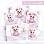 Arquivo Encadernação Baby Pandinha Lilás