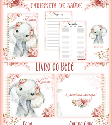 14 - Elefantinha Arquivo Encadernação Baby Elefantinha - Imagem 1
