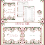 Arquivo Encadernação Baby Floral 1