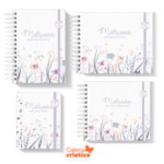 Arquivo Encadernação Baby  Jardim Floral Delicado