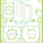 Arquivo Encadernação Baby Floral 2