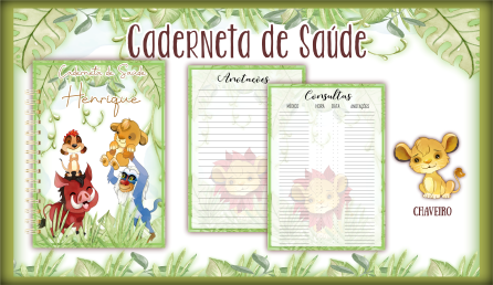 16 - Rei Leão. Arquivo Caderneta de Saúde Rei Leão - Imagem 1