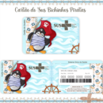Arquivo Cartão SUS Bichinhos Pirata