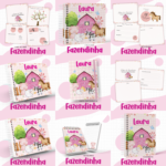 Arquivo Encadernação Baby Fazendinha Menina