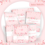 Arquivo Encadernação Baby Floral Sakura