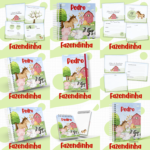 Arquivo Encadernação Baby Fazendinha Menino