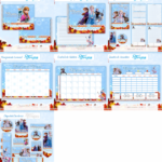 Arquivo Encadernação Baby Frozen