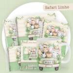 Arquivo Encadernação Baby Safari Menino