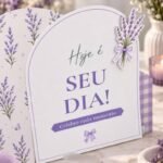 Arquivo Kit Aniversário Feminino Lilás - Festa na Bandeja - Mesa Posta - Imagem 2