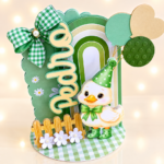 Arquivo Topo de Bolo Pato Verde