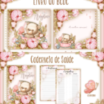 Arquivo Encadernação Baby Ursinha Rosa