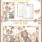 Arquivo Encadernação Baby  Bosque Boho