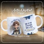 Arquivo Caneca São Miguel Arcanjo - Quem Como Deus