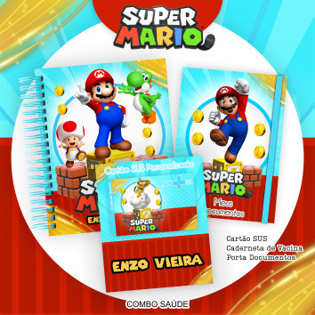 Arquivo Caderneta e Cartão SUS  SUPER MÁRIO