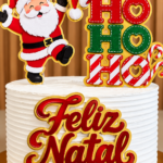 Arquivo Topo de Bolo Natal HOHOHO
