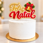 Arquivo Topo de Bolo Feliz Natal Sino