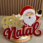 Arquivo Topo de Bolo Feliz Natal Papai Noel