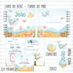 Arquivo Encadernação Baby Fundo do Mar Menino