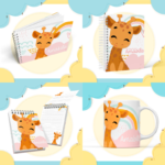 Arquivo Encadernação Baby Girafinha