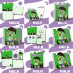 Arquivo Encadernação Baby Hulk
