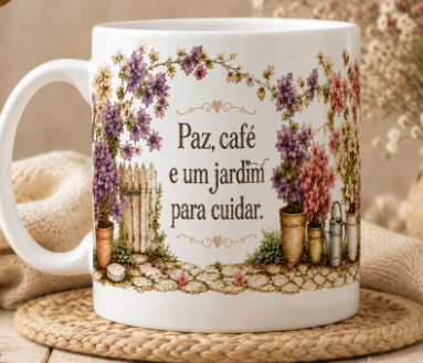 23-Caneca Coleção Flores Arquivo Caneca Coleção Flores - Imagem 1