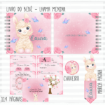 Arquivo Encadernação Baby Lhama Menina