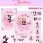 Arquivo Encadernação Escolar Rebecca Bonbon 3D 2027