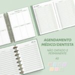 Arquivo Agendamento Médico Dentista  Não Datado e Permanente - A5