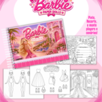 Arquivo Paper Dolls Barbie - Para Colorir