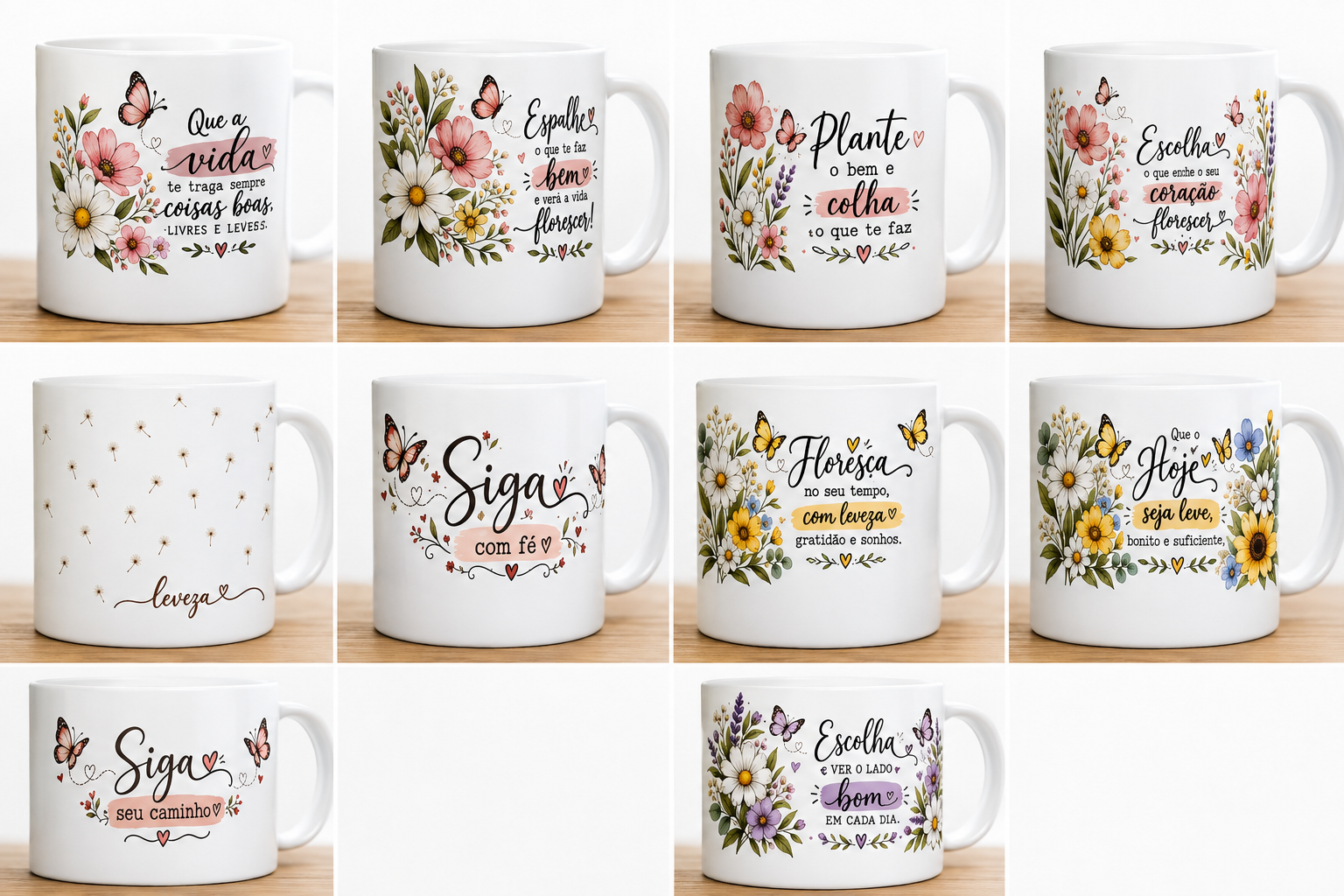 24-Caneca Floral Arquivo Caneca Floral - Imagem 1