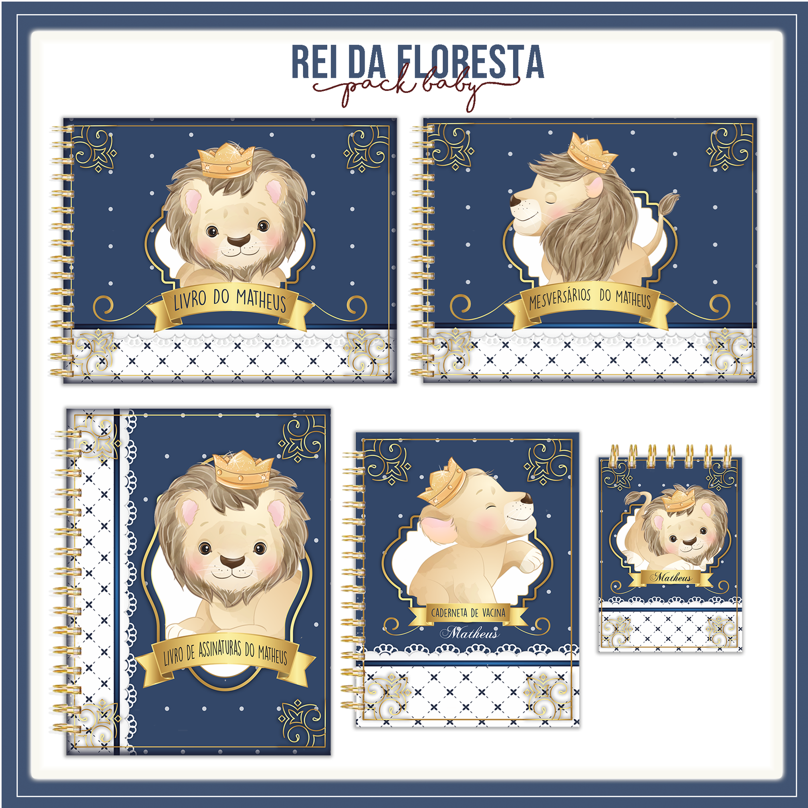 24 - Leão, Rei da Floresta Arquivo Encadernaão Baby Leão, Rei da Floresta - Imagem 1