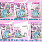 Arquivo Encadernação Baby  Monstros SA Menina