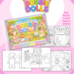 Arquivo Paper Dolls Bobbie Dolls - Para Colorir