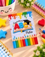 Arquivo Escolar ABC Capa Bloquinho A7 - Imagem 2