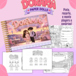 Arquivo Paper Dolls Dorama - Para Colorir