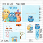 Arquivo Encadernação Baby Monstrinhos