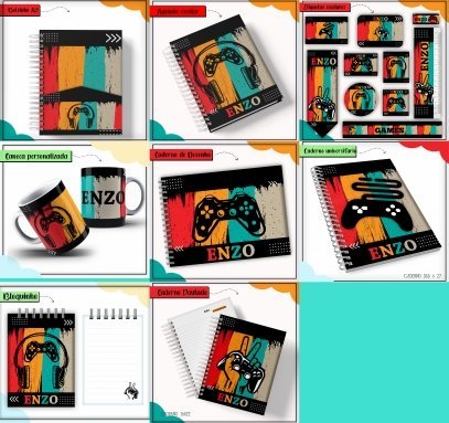 28-Video-Game Arquivo Combo Escolar Video Game - Imagem 1