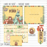 Arquivo Encadernação Baby Bosque Boho