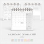 Arquivo Calendário de Mesa 2027 - Mini