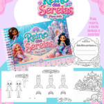 Arquivo Paper Dolls Reino das Sereias - Para Colorir
